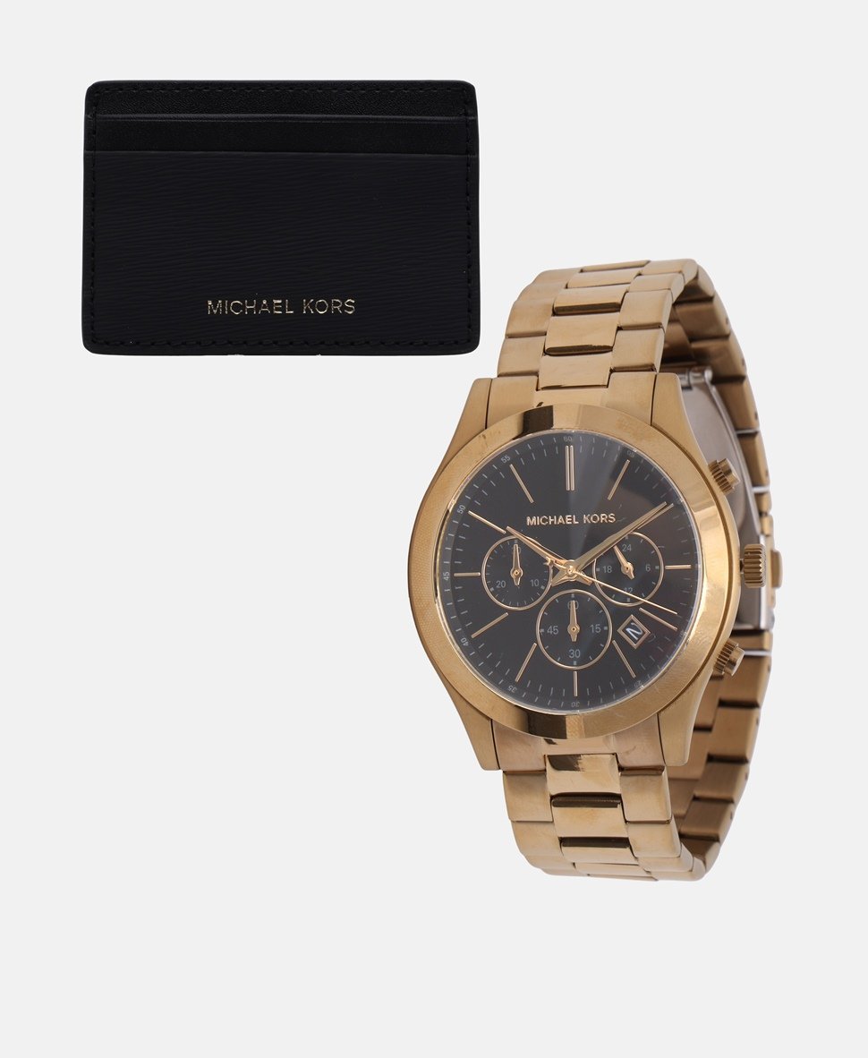 Michael Kors Watch and card case set